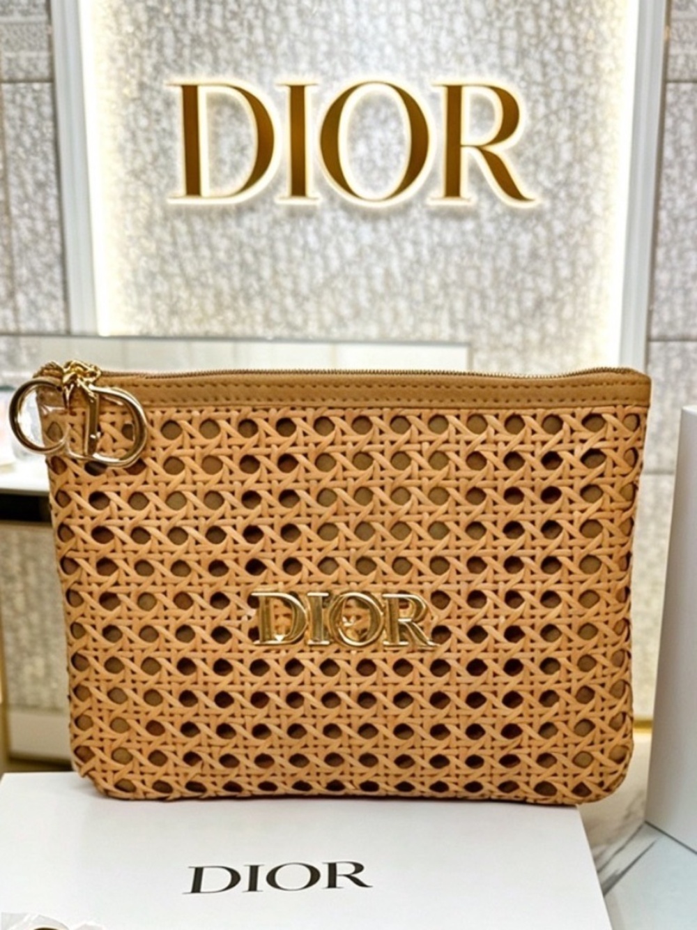 Gwp New Dior raffia clutch 2026